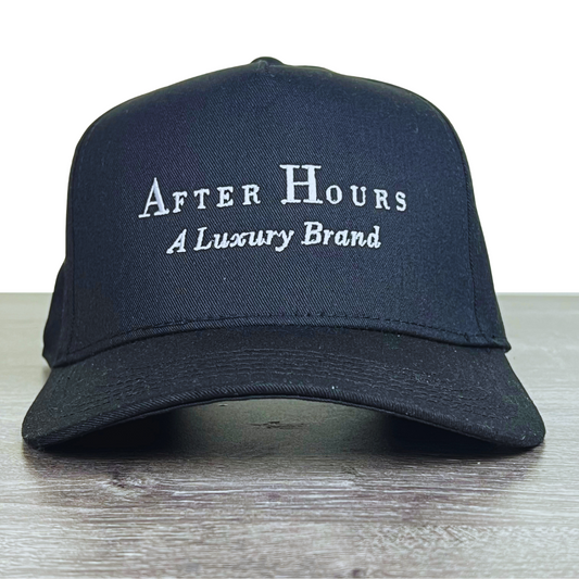 After Hours Classic Snapback // Black x White