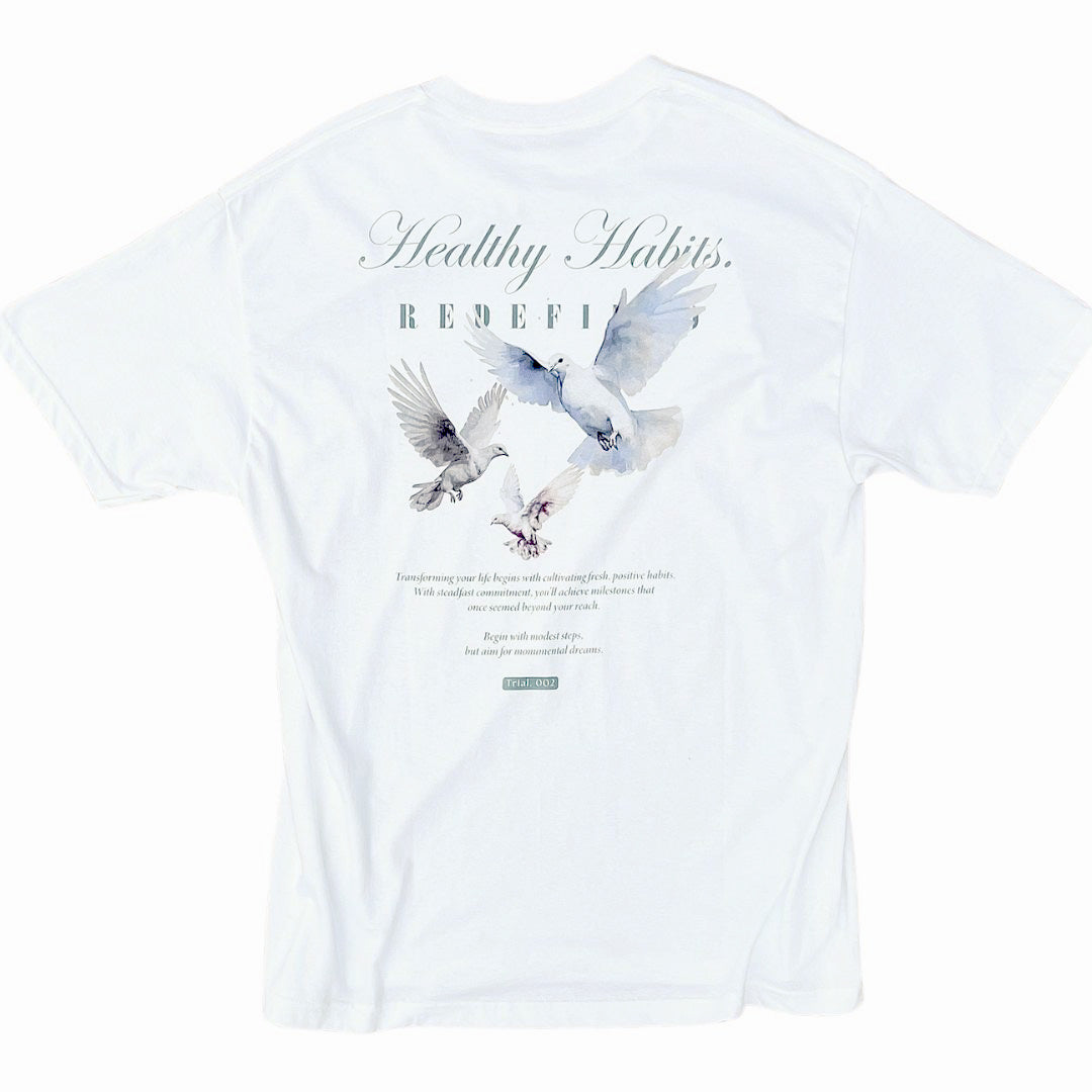 Boxy Graphic Tee x Doves // White